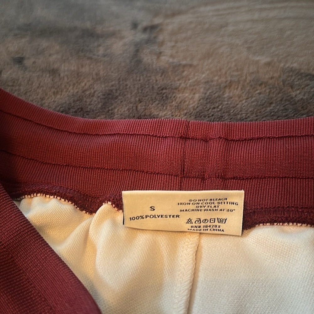 The Pleasing Loves You Trackpants - Red And White - Size Small Or Medium — image 6 of 8